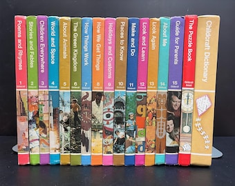 Vintage Child Craft World Book Series 1994 • Educational Books for