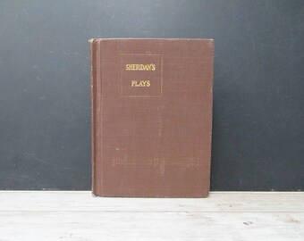 Sheridan's Plays - The Rivals and The School for Scandal by Richard Brinsley Sheridan, SecondMouseFinds