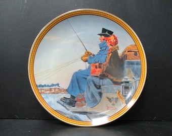 Rockwell's Colonials Collector Plate, "The Journey Home", Plate 5