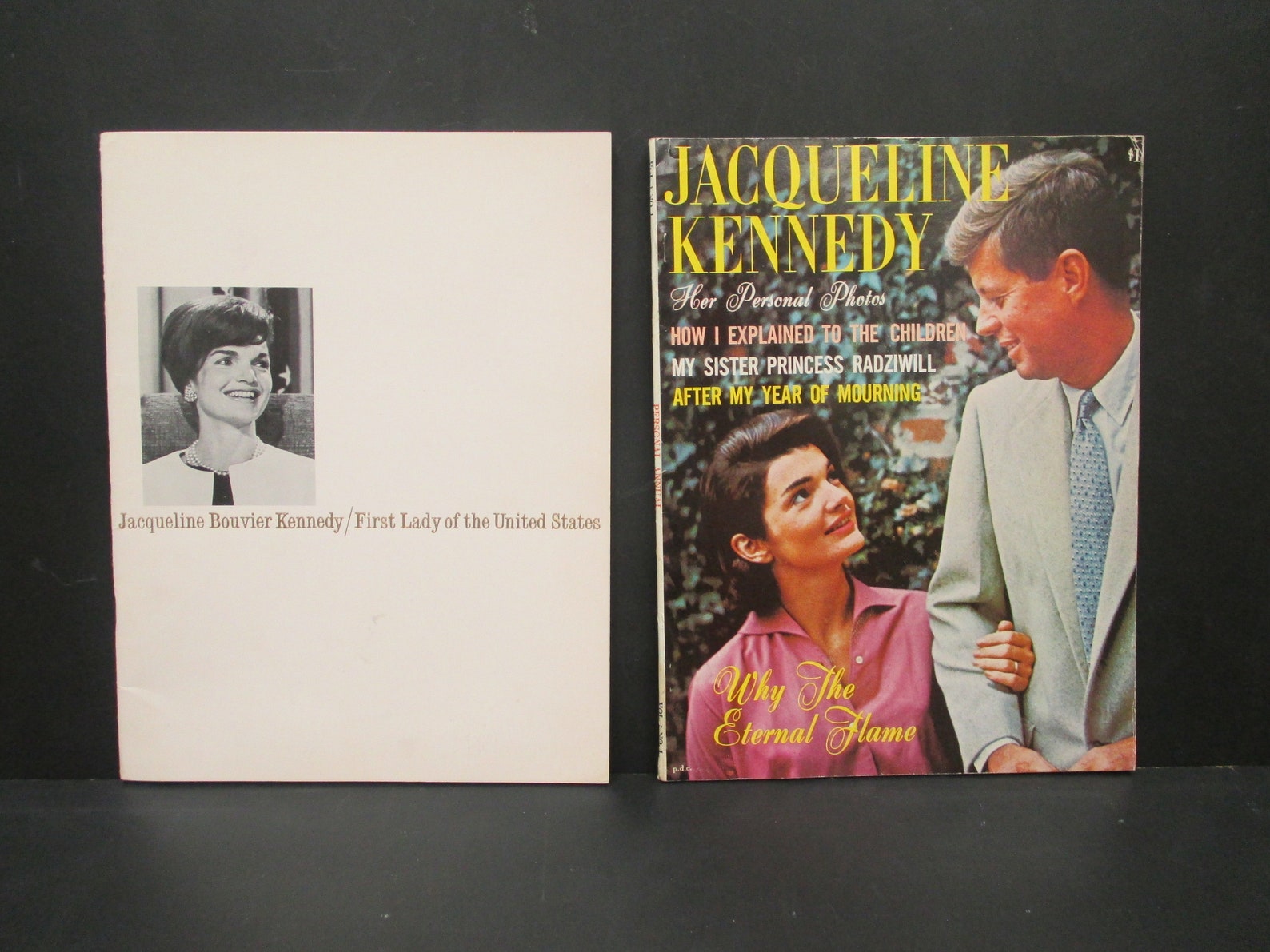 John F. Kennedy Book Collection, Jacqueline Kennedy Her Personal Photos ...