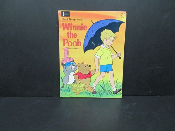 Winnie the Pooh Vintage Coloring Book 1965
