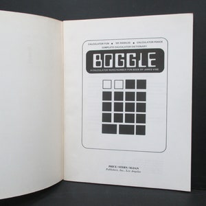 Boggle: A Calculator Word/number Fun Book by James Vine ...
