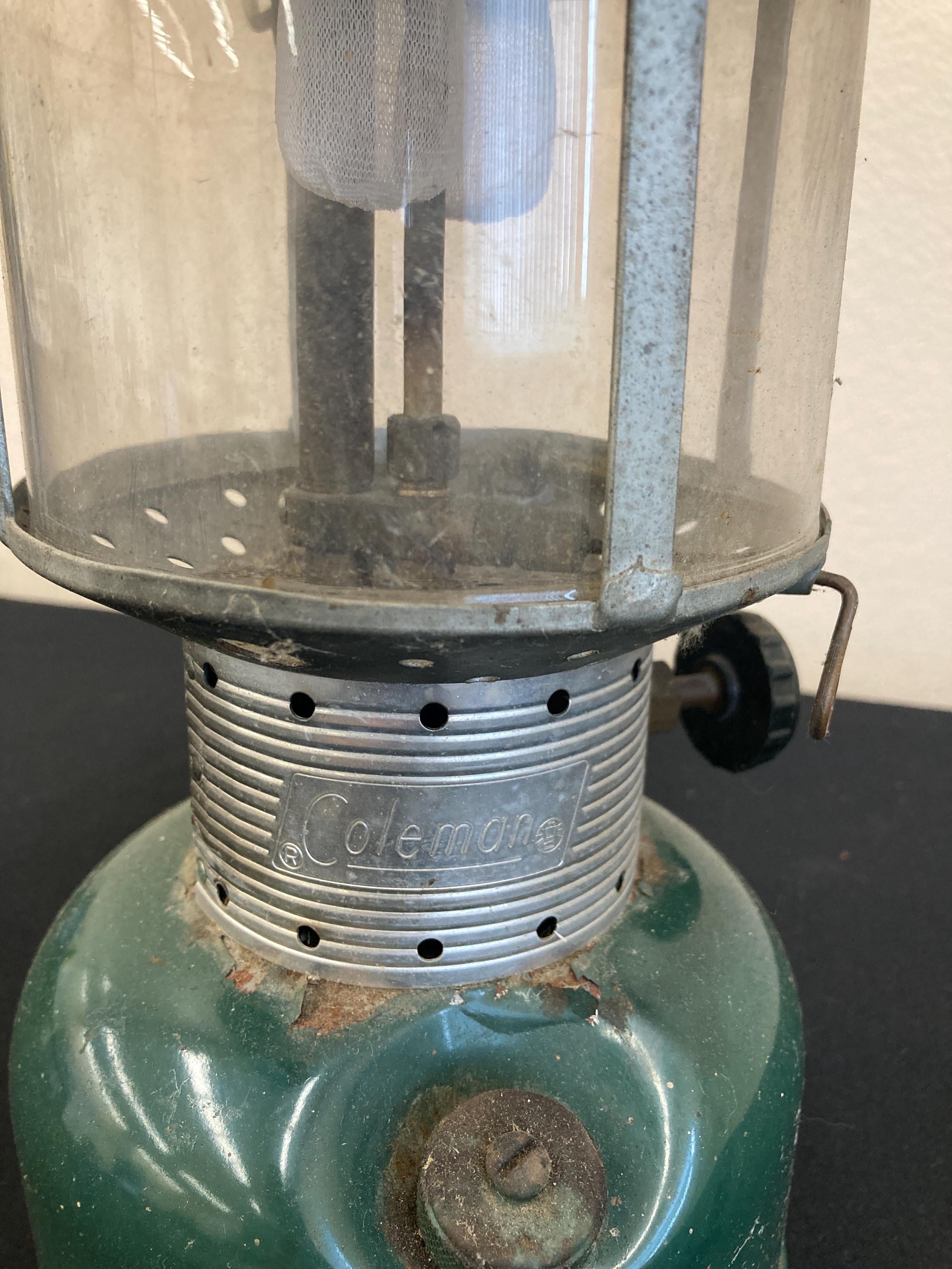 Vintage 1960's Green Coleman Lantern - Model 228E - Etsy
