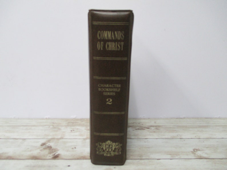 Commands of Christ Character Bookshelf Series 2 Vintage Card Etsy
