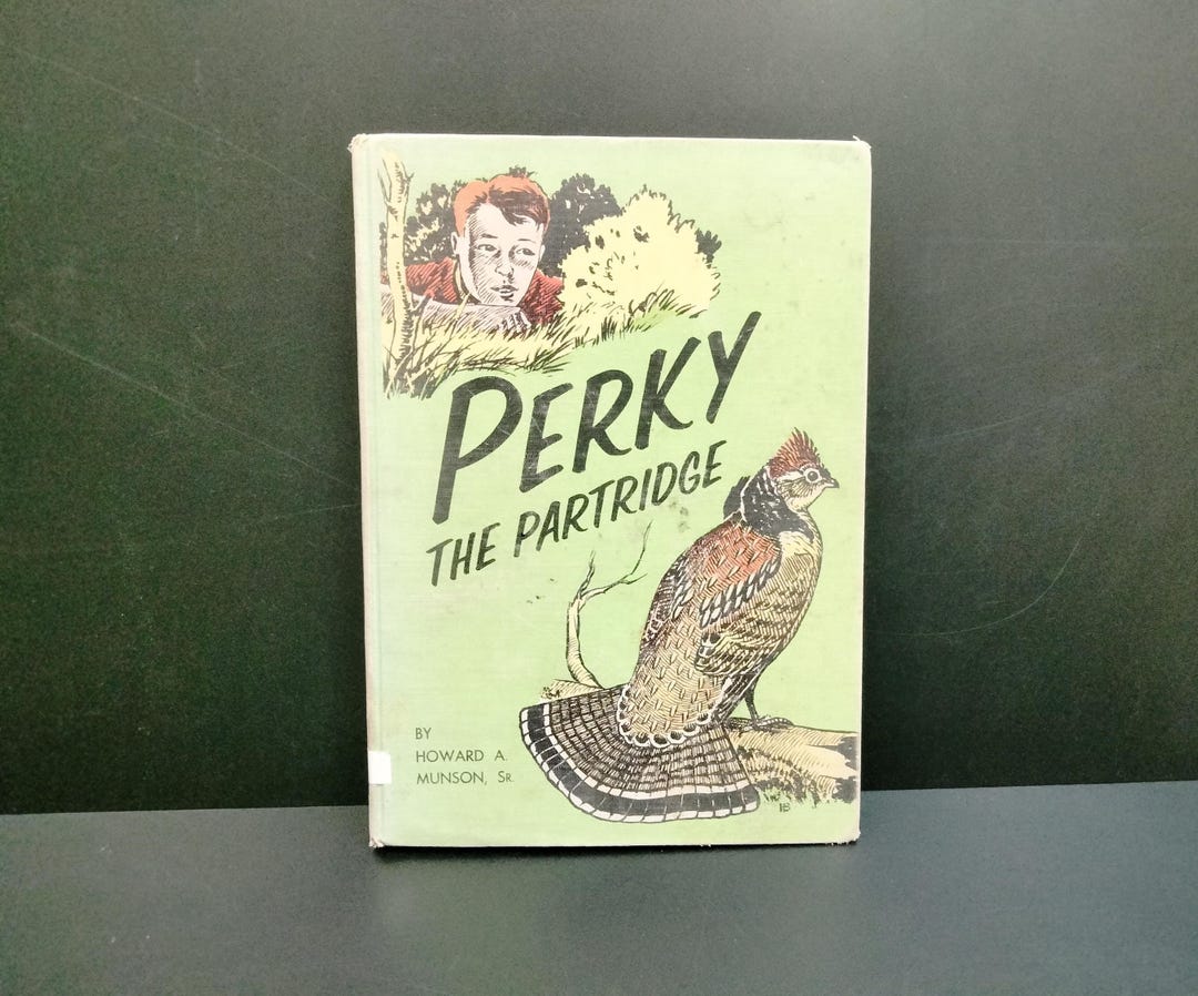 Partridge Cookbook Perky the Partridge by Howard A. Munson, Vintage Hardcover Kid's Book ...
