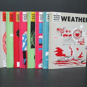 How and Why Wonder Book Series -  Vintage 1960&#39;s Set of 8 books, SecondMouseFinds
