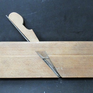 Vintage Planer, Vintage Woodworking Tool, Wooden Block Planer, SecondMouseFinds