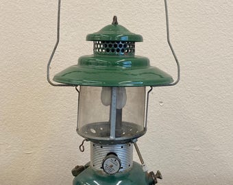 Vintage 1960's Green Coleman Lantern - Model 228E - Etsy