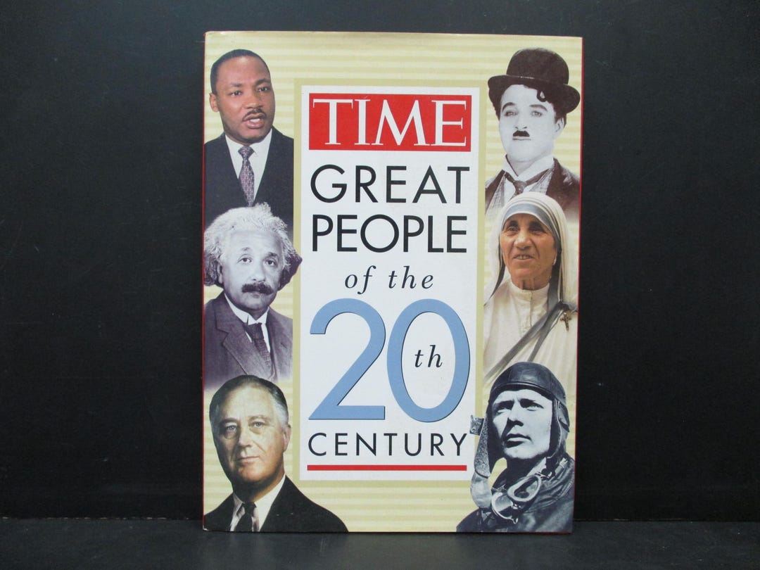TIME Magazine 'people of the 20th Century' Vintage Book, 1996 Hardcover - Etsy