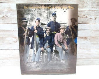 Illustrated History of The Civil War Book Set, Vintage Time Life Book Collection, SecondMouseFinds