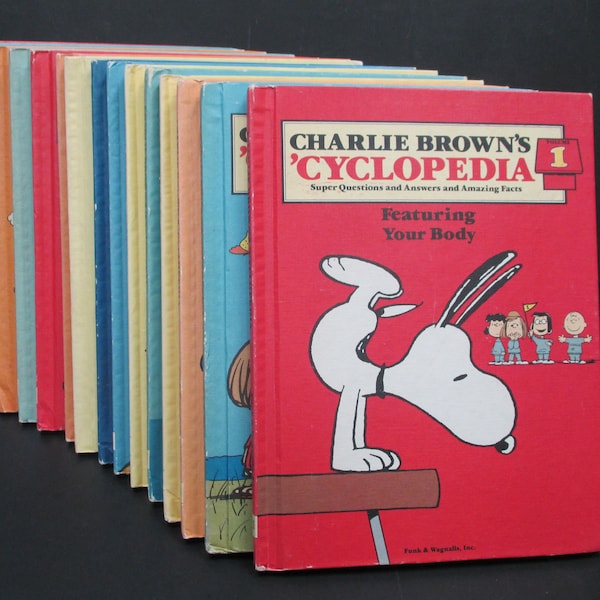 Charlie Brown Books Etsy