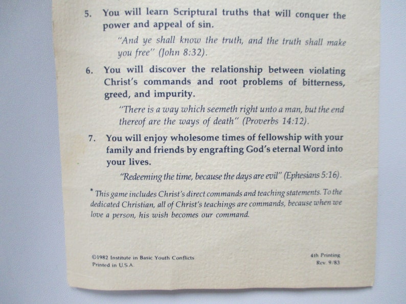 Commands of Christ Character Bookshelf Series 2 Vintage Card Etsy