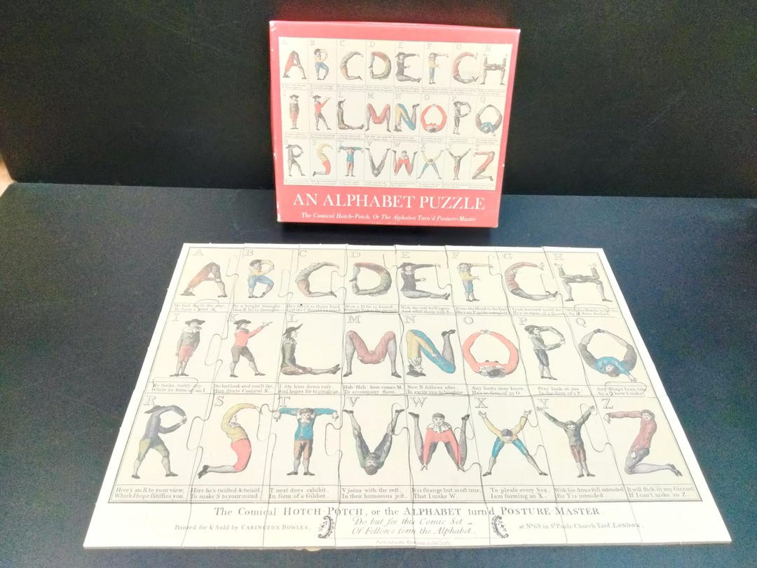 An Alphabet Puzzle by Williamsburg - Etsy