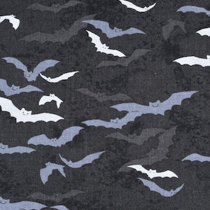 Halloween vleermuizen katoenen stof - op maat gesneden