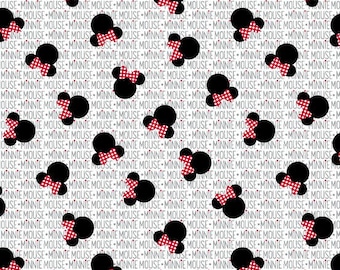 Tela de algodón Minnie Mouse Disney - cortada a medida