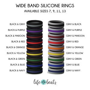 Maroon silicone wedding band online