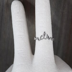 CTR Cursive Ring - Stainless Steel Choose the Right CTR - Latter-day ...