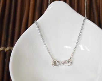 Families Are Forever Infinity Charm Necklace - Temple and forever family gift for women of The Church of Jesus Christ of Latter Day Saints