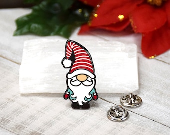 Christmas Gnome adorable garden gnome enamel pin GONK Enamel Pin