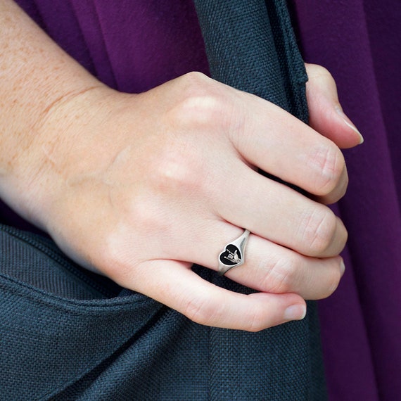 I Love You Sign Language ASL Ring Sterling Silver Etsy