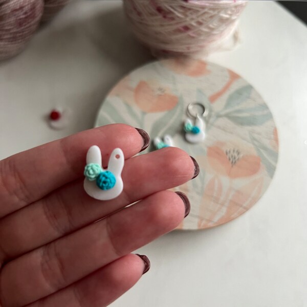 Polymer Clay Stitch Markers Etsy