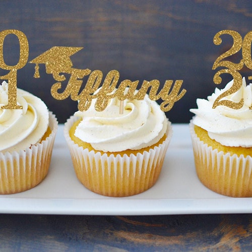 Custom Cupcake Toppers Name Cupcake Topper Personalized Etsy