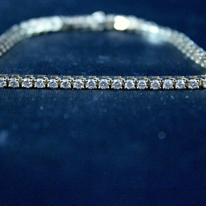2.33 ctw. 14k yellow gold diamond tennis bracelet
