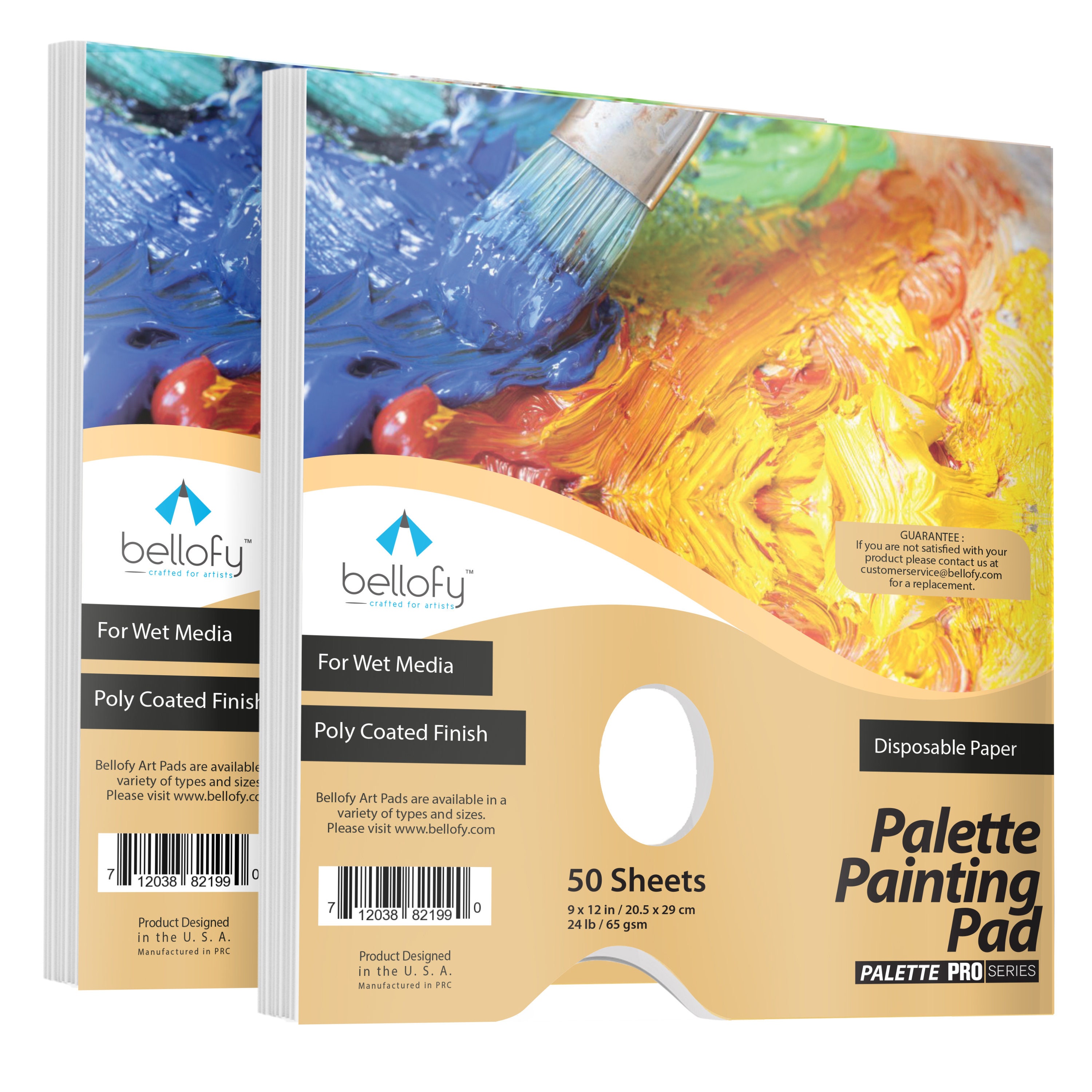 Disposable Palette Paper, Palette Paper Pad, 35 Sheets For