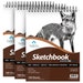 Bellofy 3X Drawing Paper for Kids & Artists - 300 Sheets Sketching Book 9x12 in | 64 IB 95 GSM | Sketch Notebook for Dry Media | 