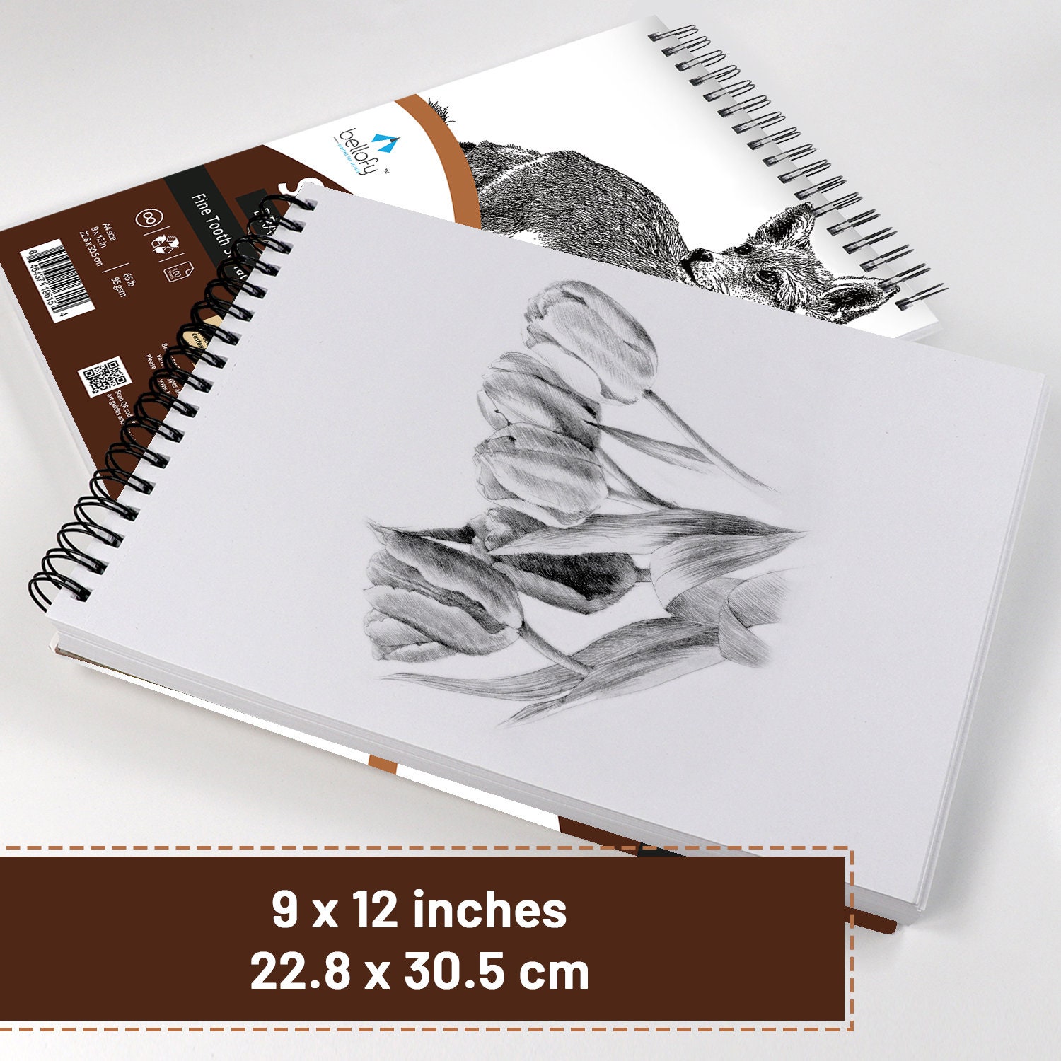 Coloring Paper, Party & Kids Bellofy 3 x Drawing Paper Pads 300 Sheets