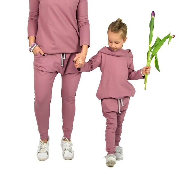 TROUSERS for MOTHER & DAUGHTER/ mommy and me clothes/ Mutter und Tochter set/ matching style/ mommy and me outfits