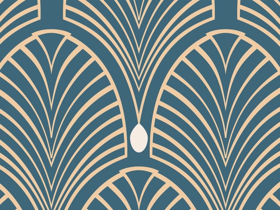 Gratuit Images Gatsby Bleu Papier Peint Adhesif Art Deco Etsy dernière par