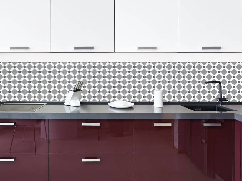 Crédence Adhésive Imperméabilisée Cordoba Gris