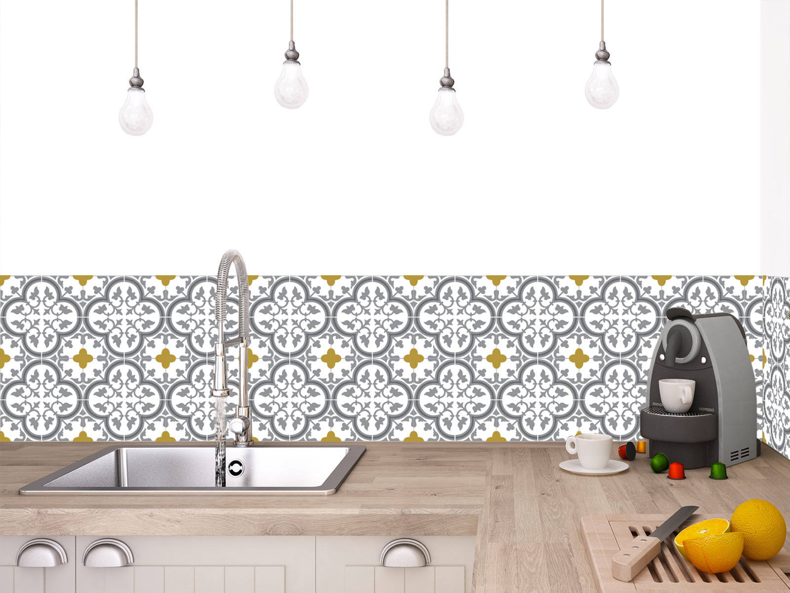 Crédence Adhésive Imperméabilisée Tuileries Safran