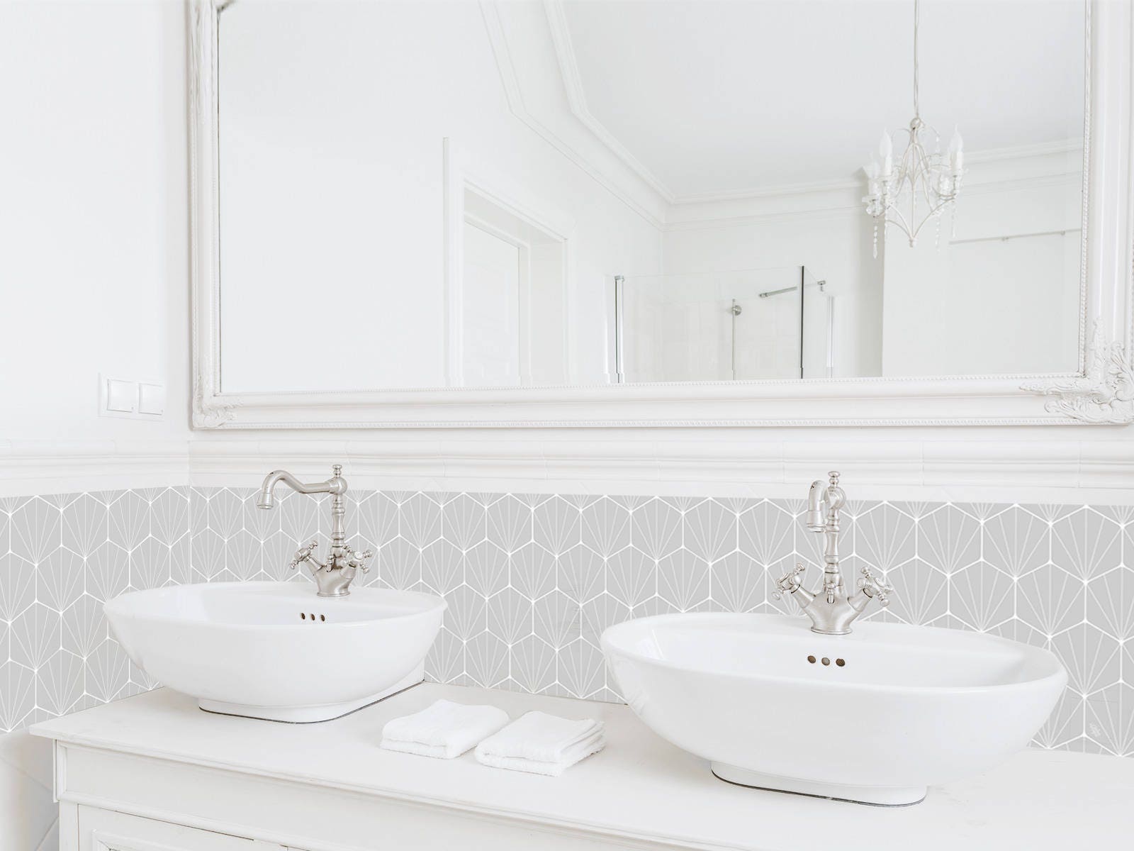 Crédence Adhésive Imperméabilisée Constellation Grise