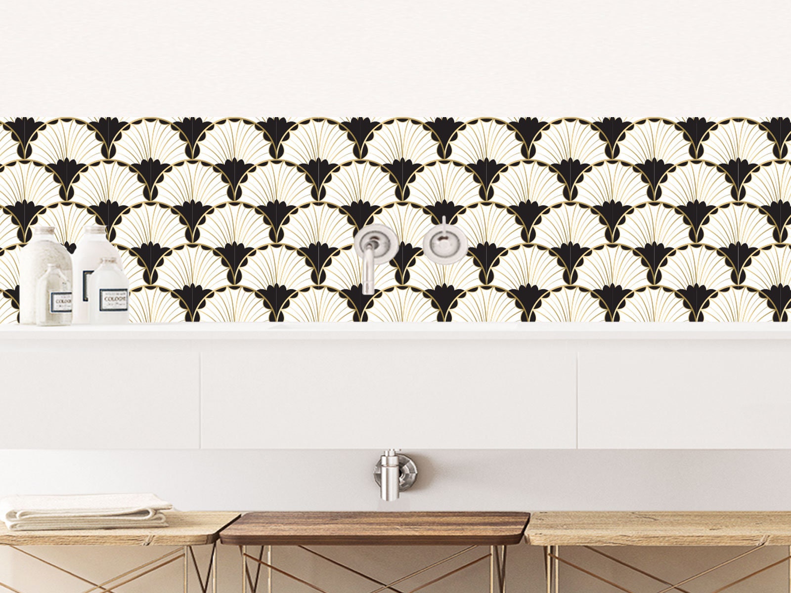 Crédence Adhésive Repositionnable Nouvelle Vague