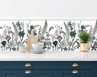 SACRED SPRING vinyl adhesive backsplash