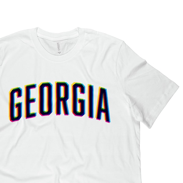 CMYK State of Georgia Block Tee