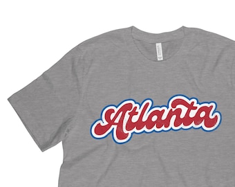 Atlanta Script Tee 2 | Atlanta Georgia Shirt | ATL Tee | Baseball T Shirt