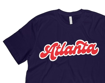 Atlanta Script Tee | Atlanta Georgia Shirt | ATL Tee | Baseball T Shirt