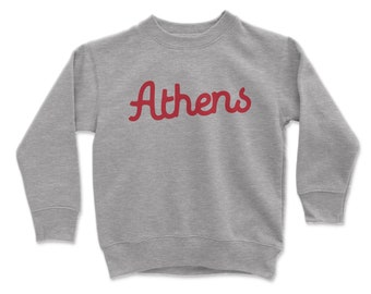 Toddler Athens Georgia Sweatshirt | Kids Athens Sweat Shirt | Toddler Athens, GA Shirt | Mommy and Me Sweatshirt