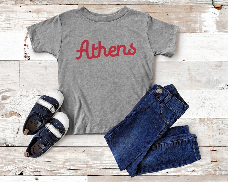 Toddler Athens Shirt Kids Athens TShirt Athens Etsy