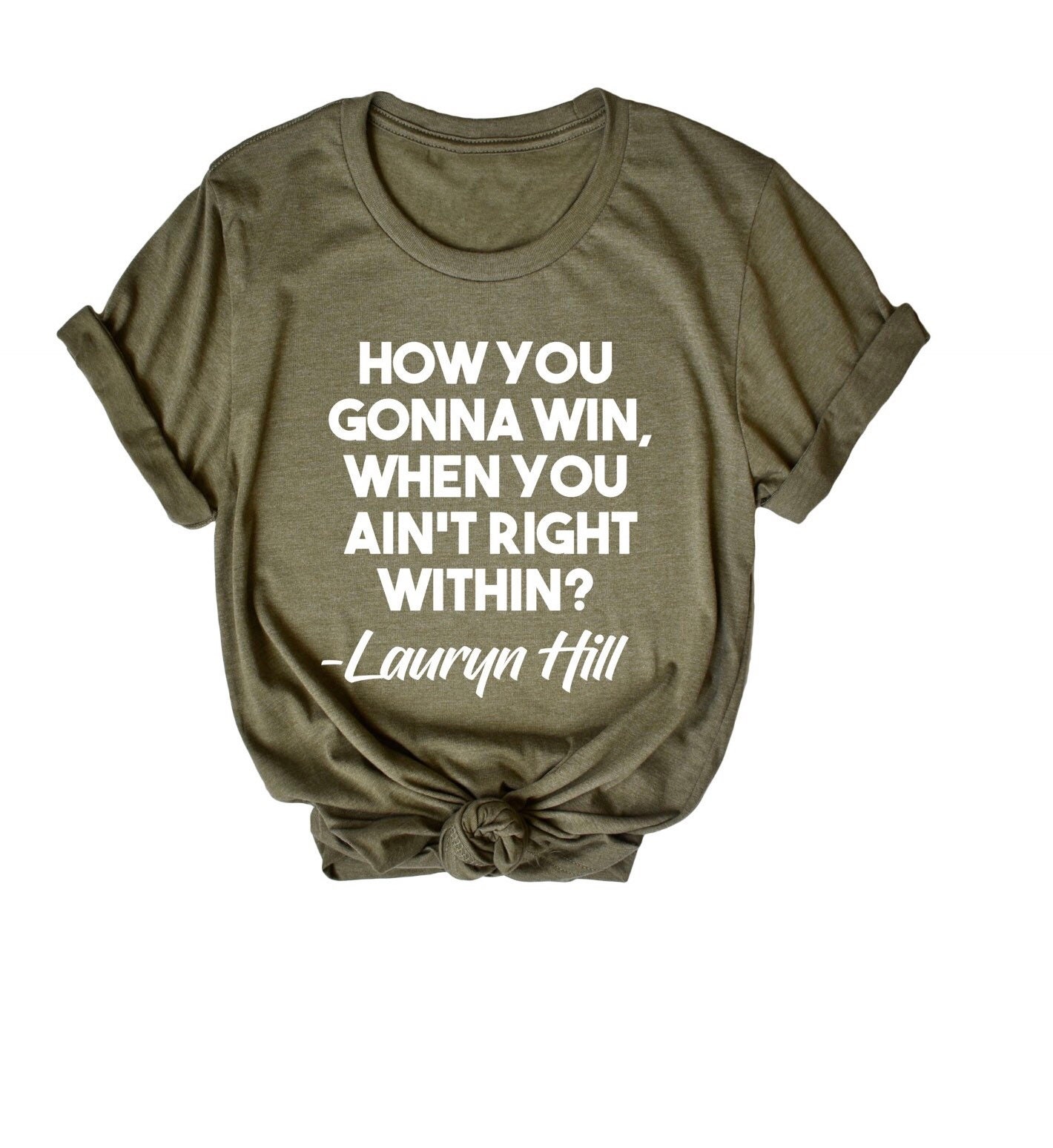 How You Gonna Win When You Ain't Right Within Lauryn Hill | Etsy