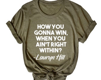 How you gonna win when you ain't right within? Lauryn Hill • rap lyrics• black girl magic