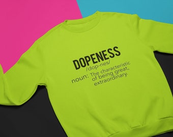 Dopeness! Neon sweatshirt! Culture |unisex |