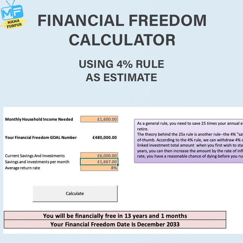 UK Budget Spreadsheet, achieve Financial Goals, Financial Freedom, Debt Repayment Edition Excel Spreadsheet Digital Download only image 3