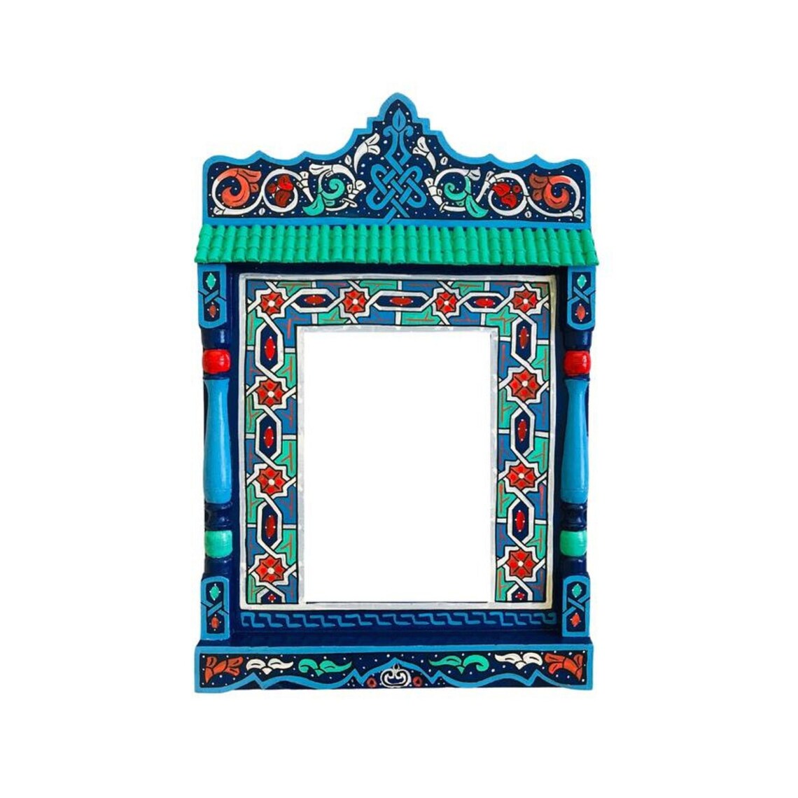 Dekorativer Spiegel Gerahmter Spiegel Schiefer Bodenspiegel | Etsy