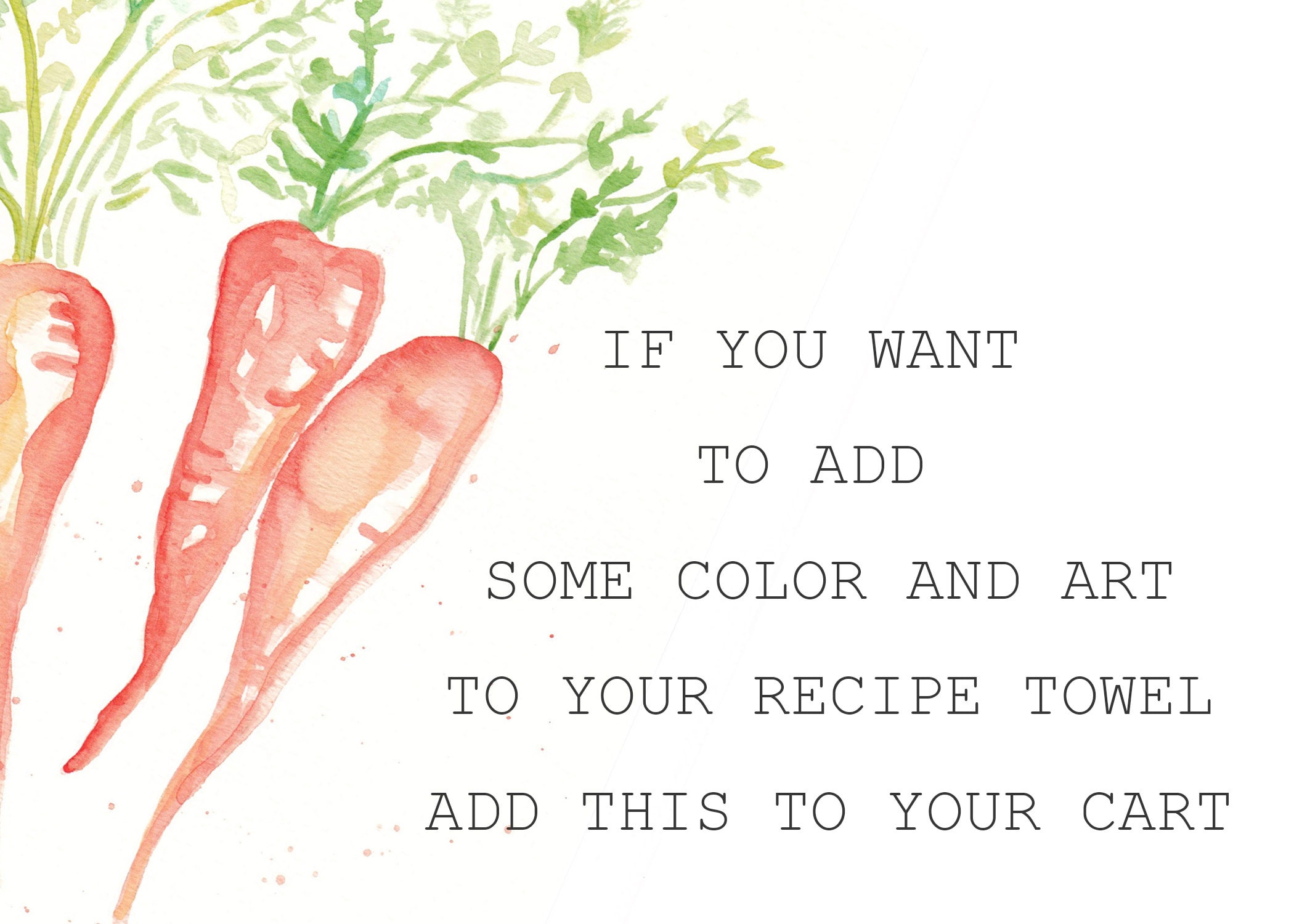 Custom Clip Art Add on for Recipe Tea Towel Create the Perfect Custom