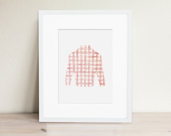 Watercolor Jockey Silk Art Print: Kentucky Derby Nursery Decor
