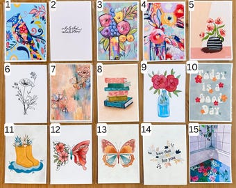 NEW! 5"x7" inch prints - Art Prints for your Home - Original Designs - 20+ designs
